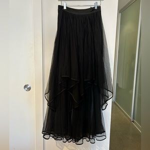 Free People: Transparent Maxi Skirt